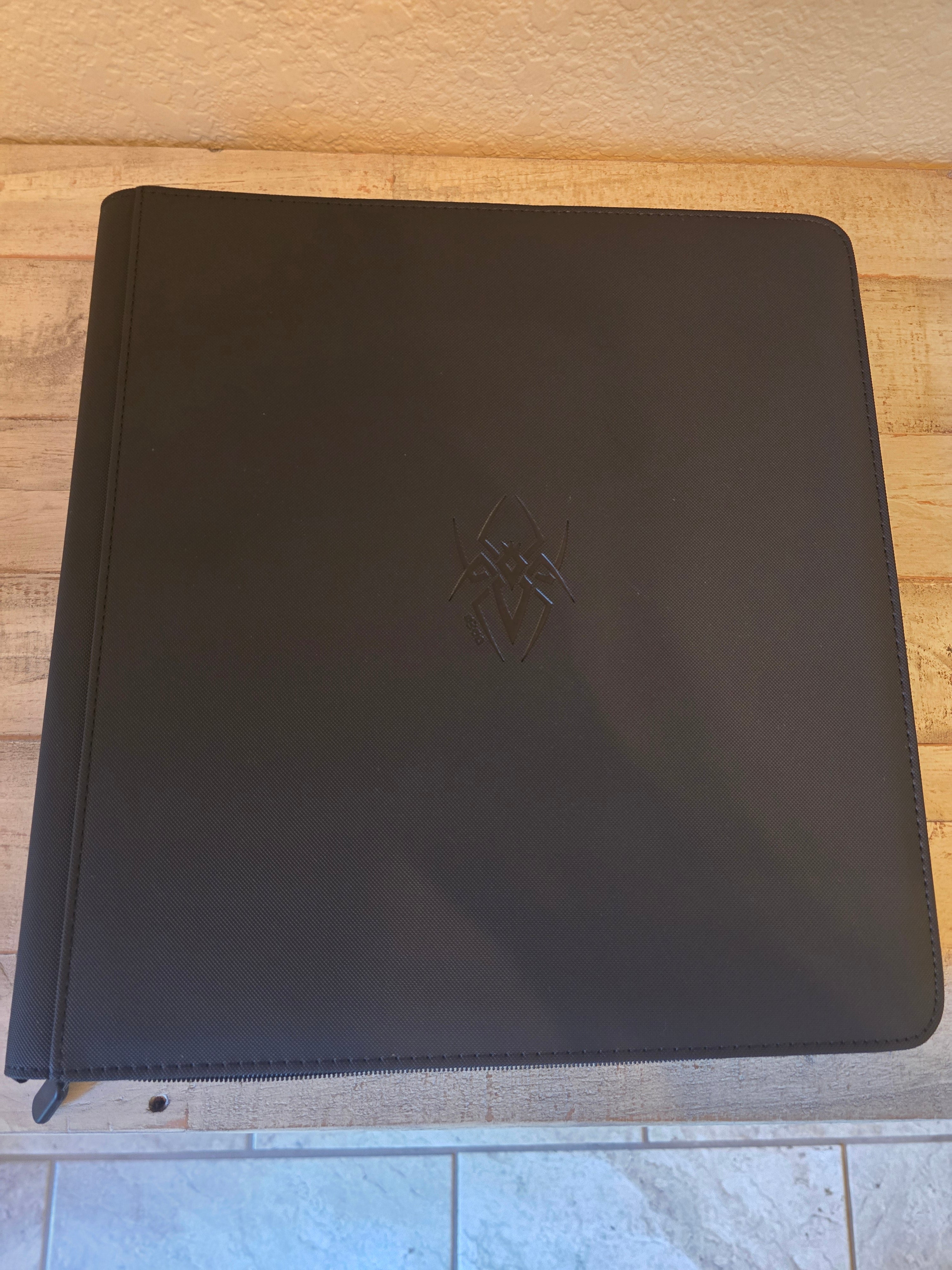 Spider Embossed Binders – Black Widow Gaming Designs