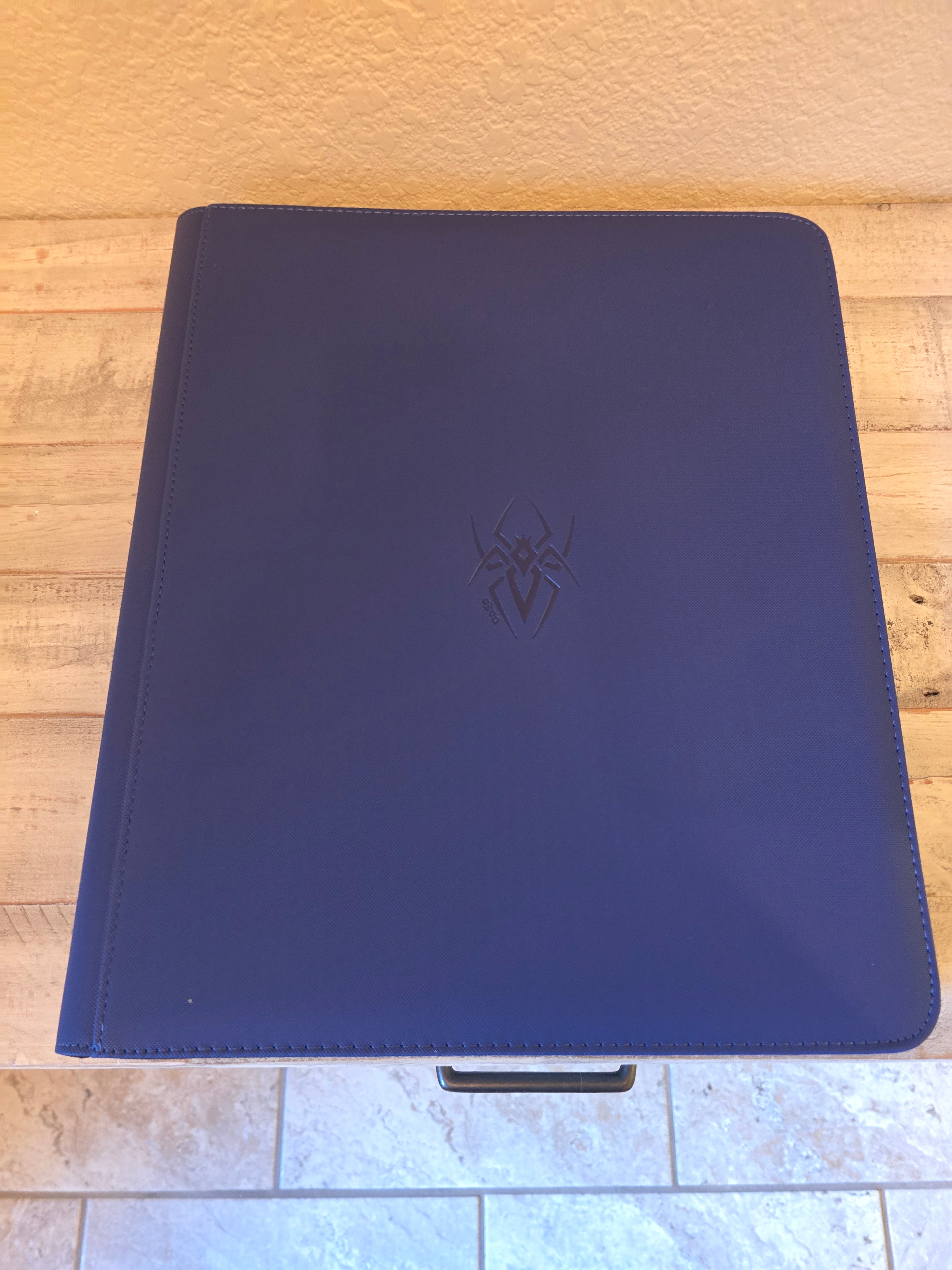 Spider Embossed Binders – Black Widow Gaming Designs