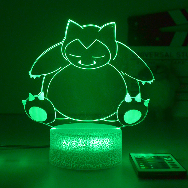 3-D Pokemon Lights w/ Crack Base