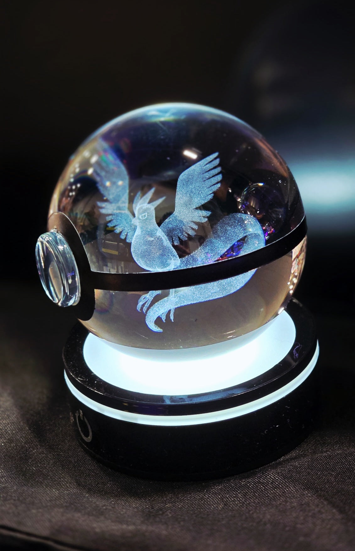 Crystal Pokeball Light