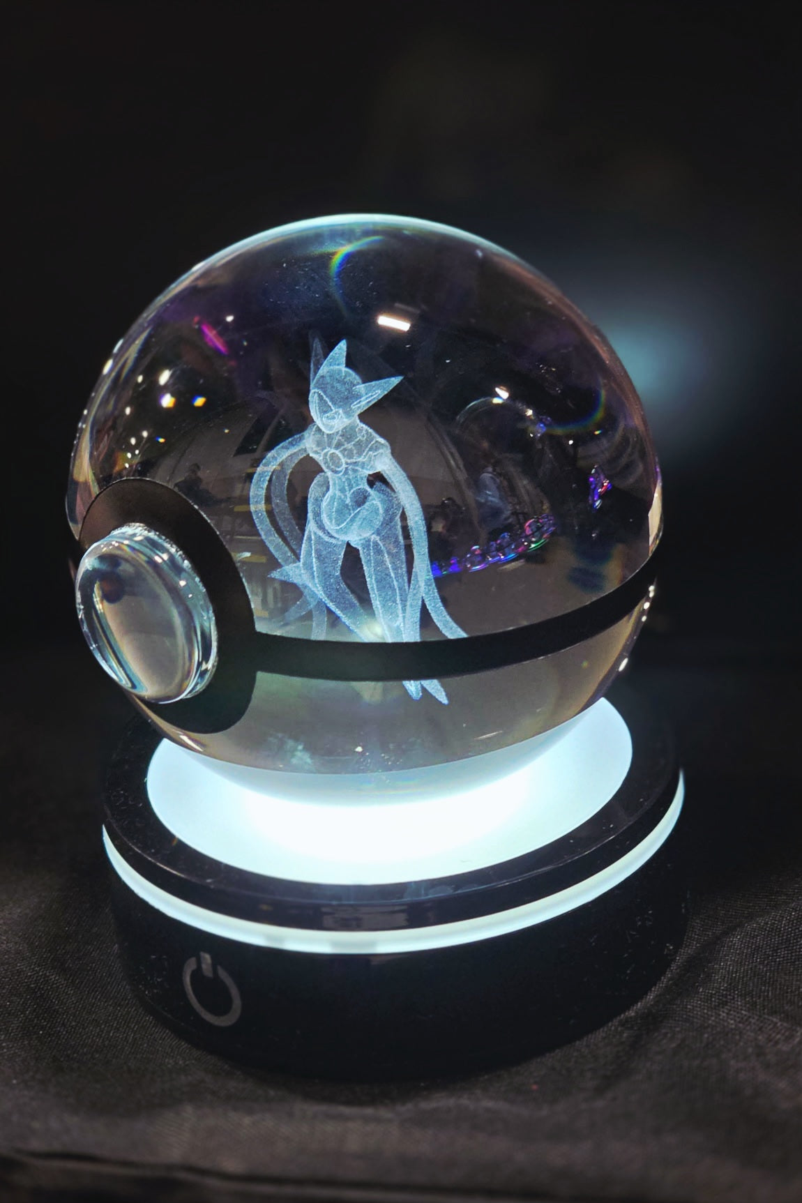 Crystal Pokeball Light