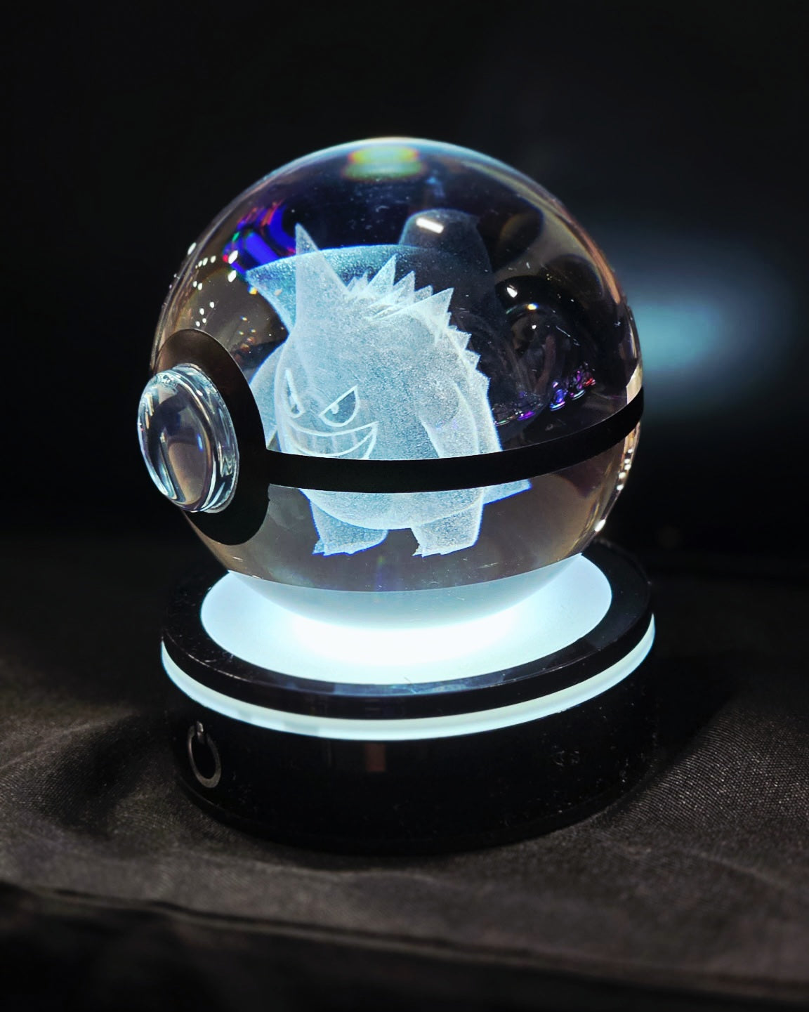 Crystal Pokeball Light