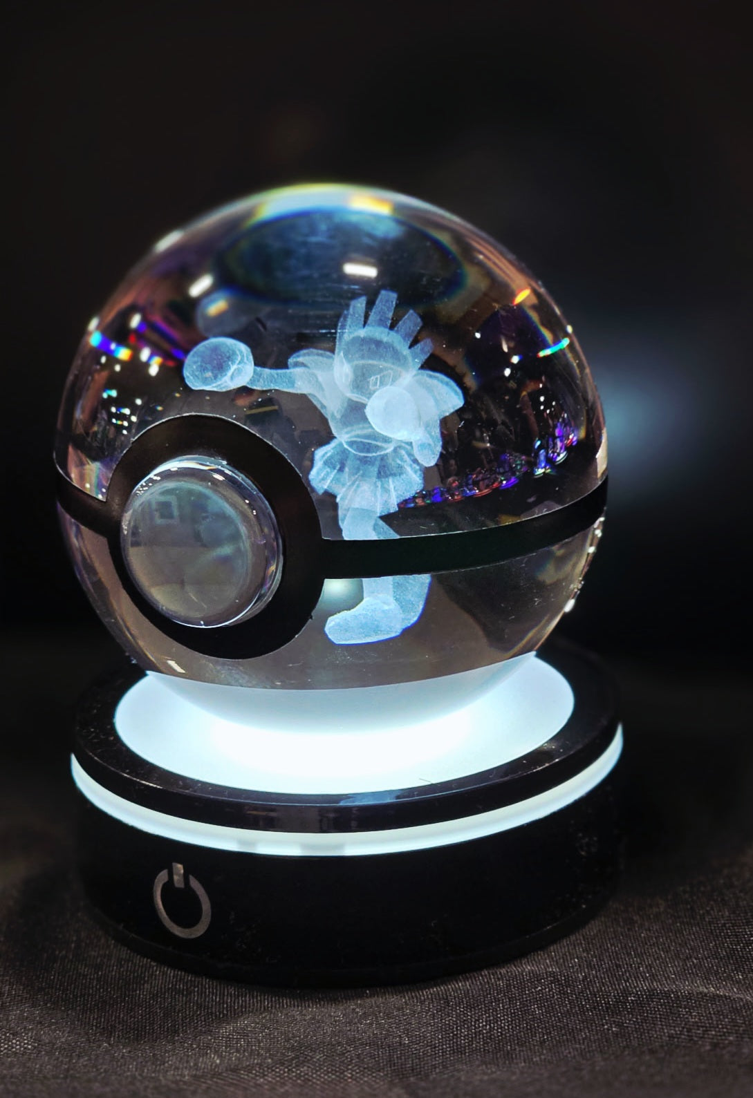 Crystal Pokeball Light