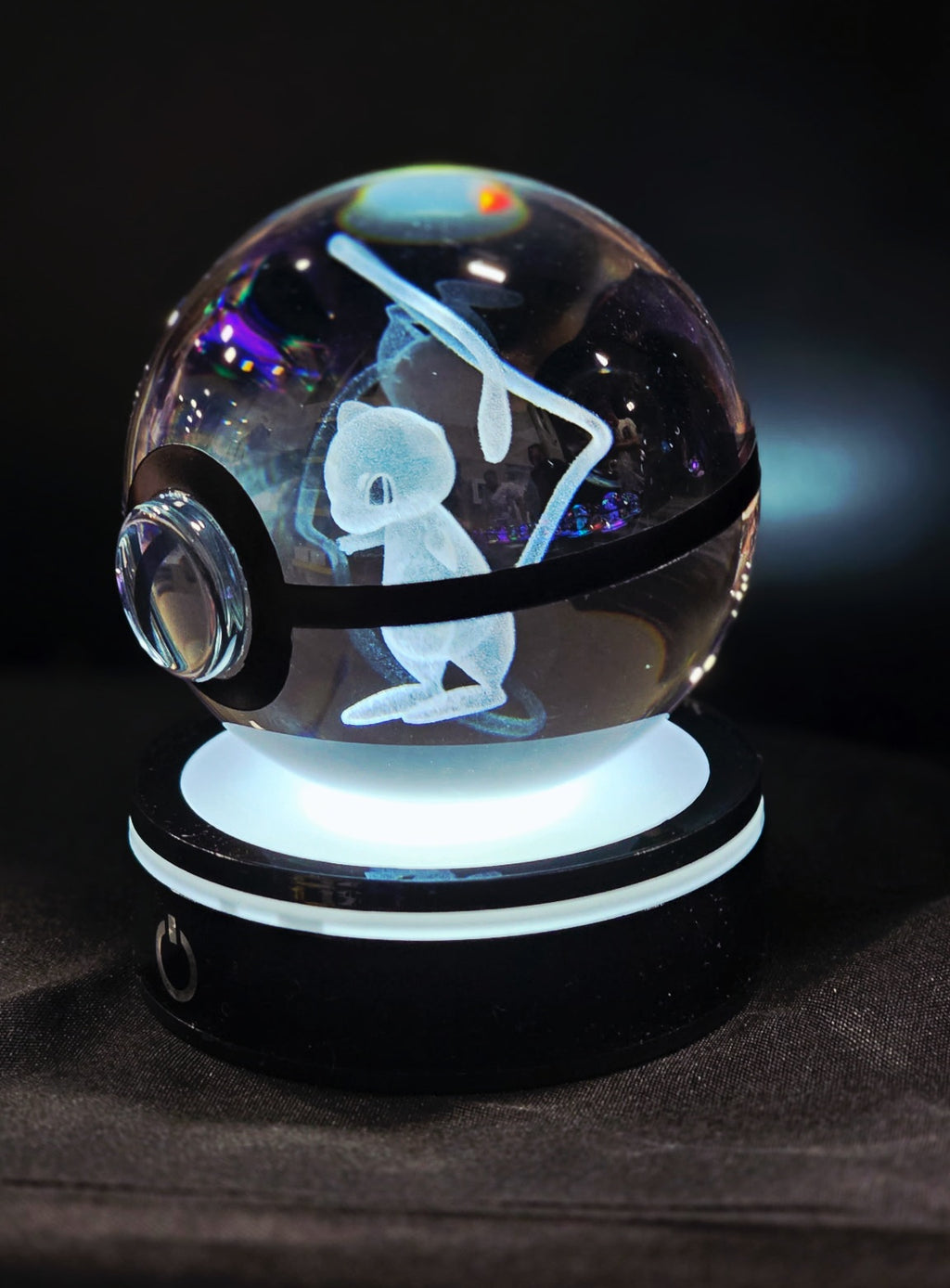 Crystal Pokeball Light