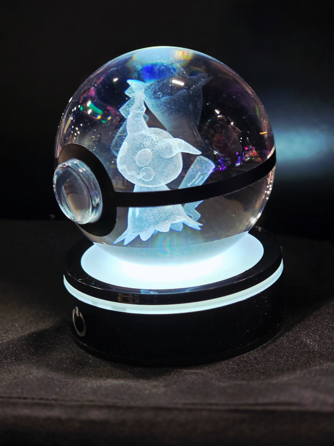 Crystal Pokeball Light