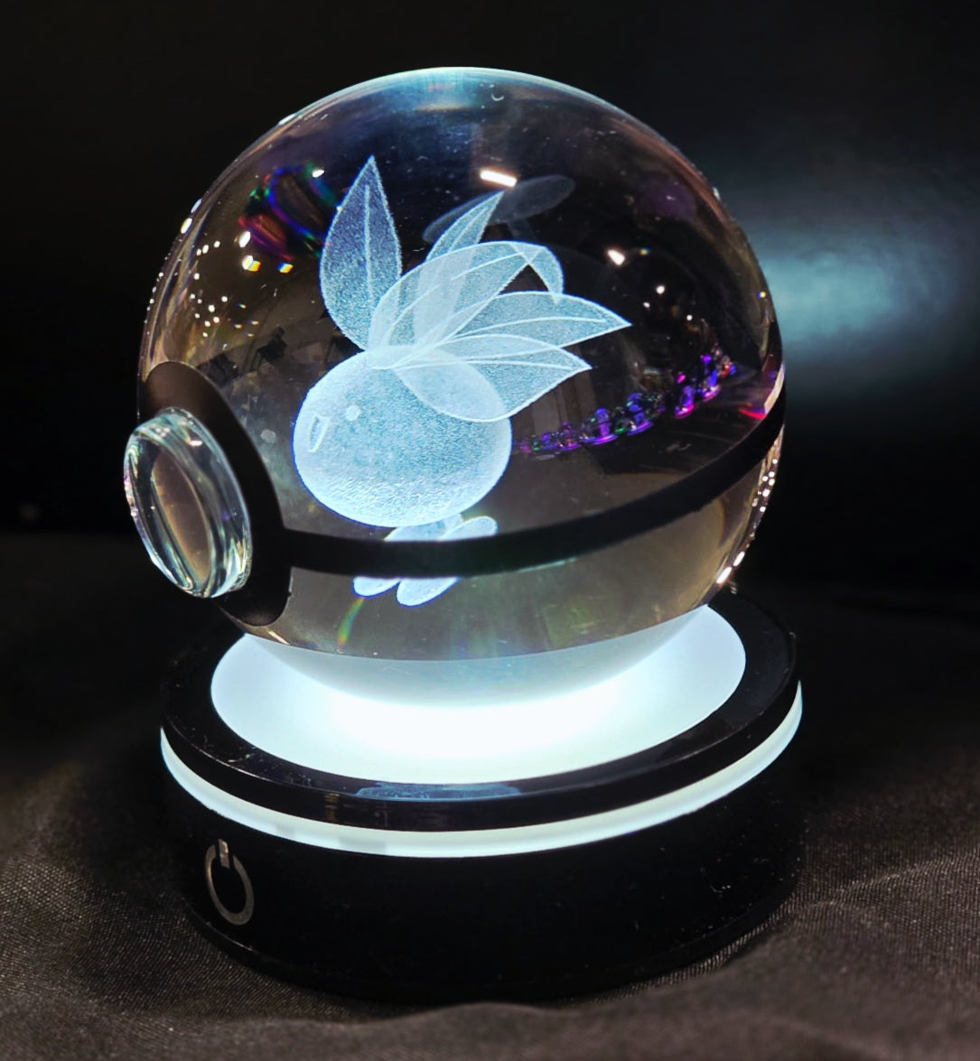 Crystal Pokeball Light