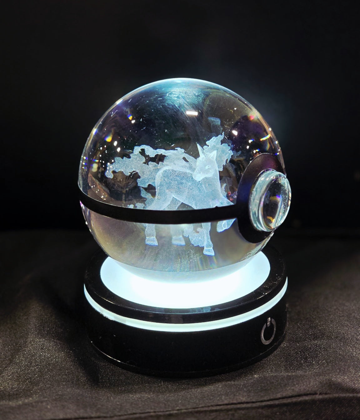 Crystal Pokeball Light