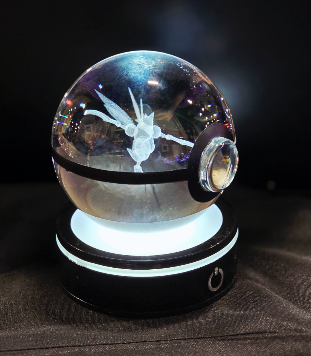 Crystal Pokeball Light