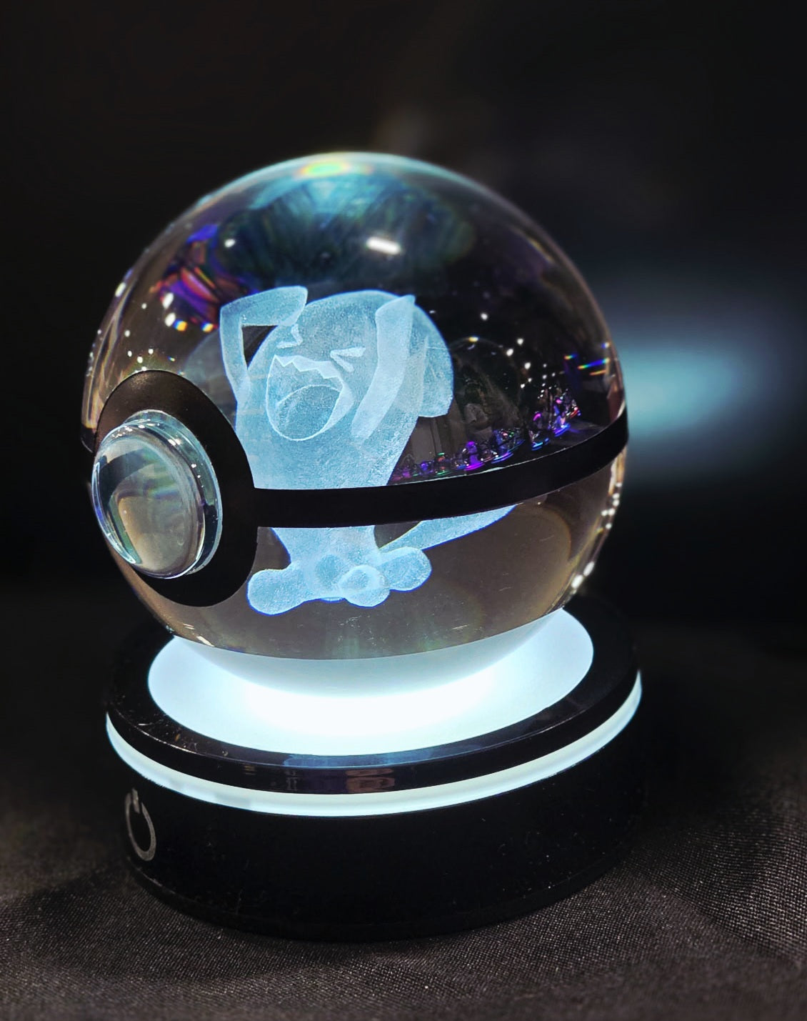Crystal Pokeball Light