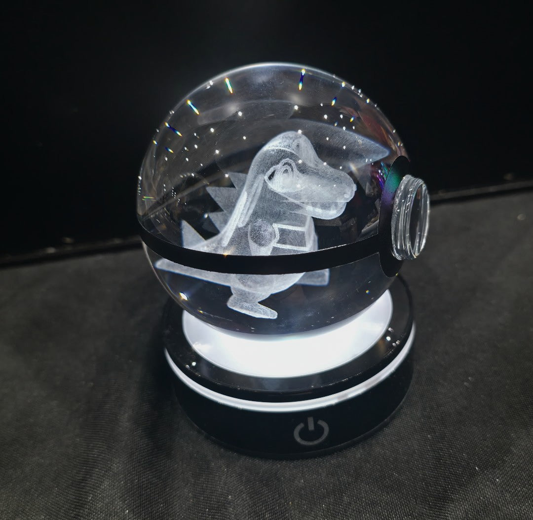Crystal Pokeball Light