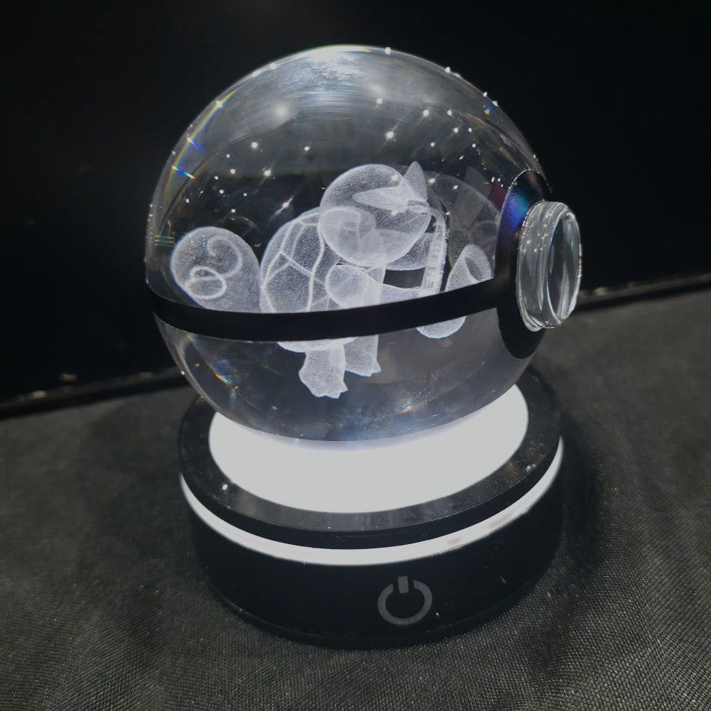 Crystal Pokeball Light