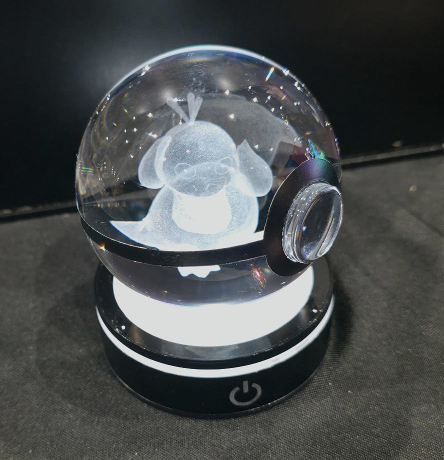 Crystal Pokeball Light
