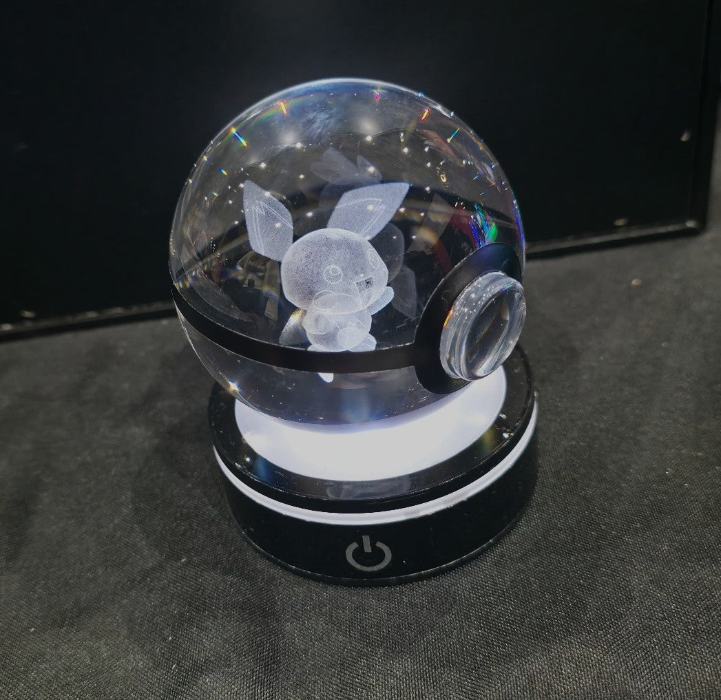 Crystal Pokeball Light
