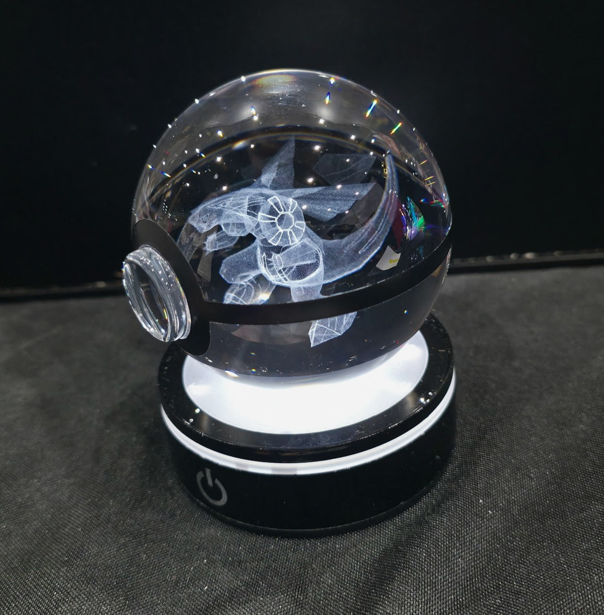 Crystal Pokeball Light