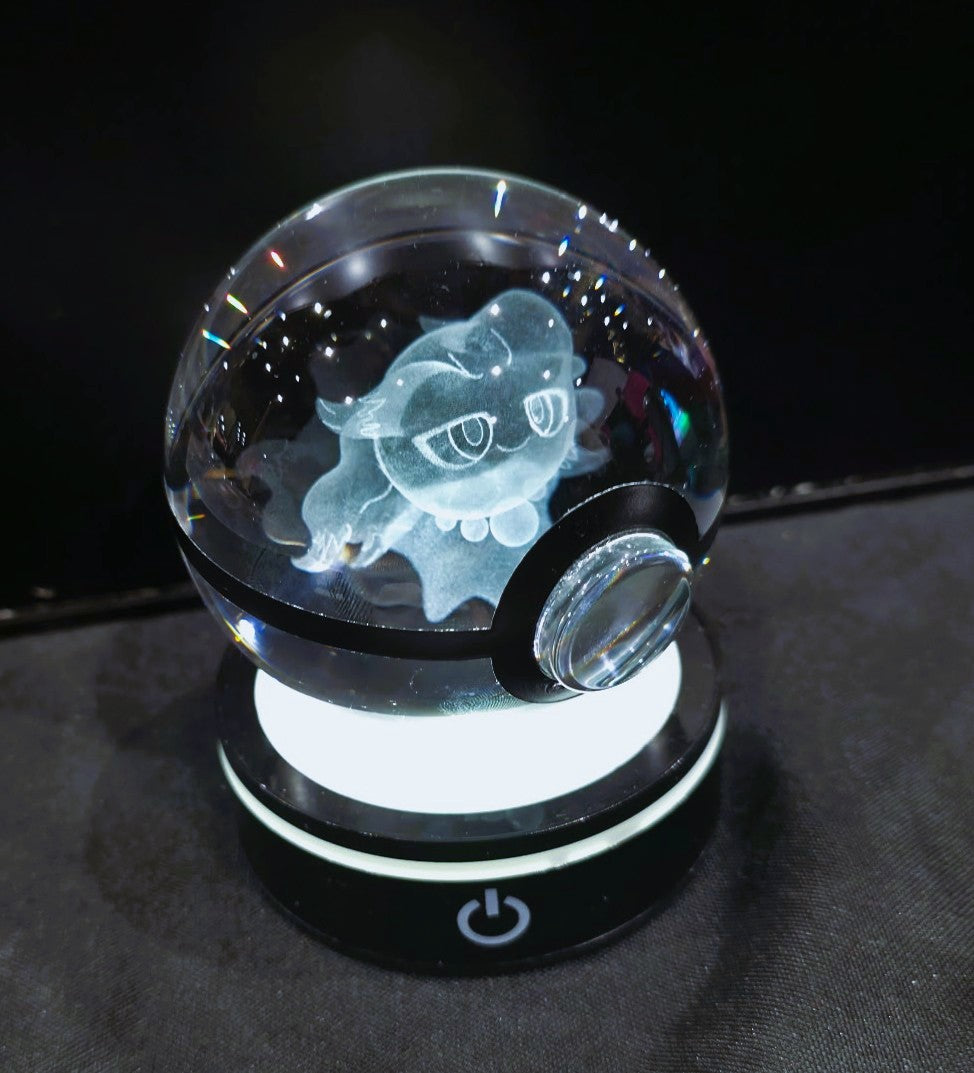 Crystal Pokeball Light