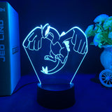 3-D Pokemon Lights w/ Crack Base