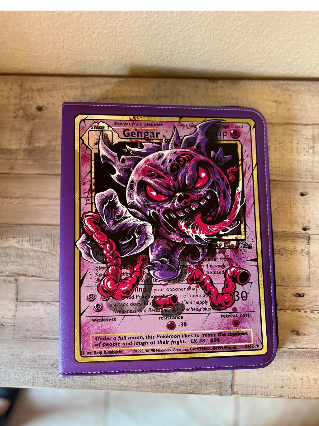 Zombie Gengar 9 Pocket Binder